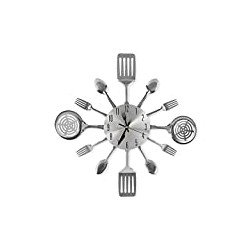16 Inch Large Kitchen Wall Clocks with Spoons and Forks