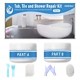 5oz White Bathtub Crack Refinishing Kit for Porcelain