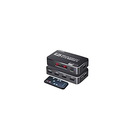 5 Ports 4K 60Hz HDMI 2.0 Switcher Selector with IR Remote