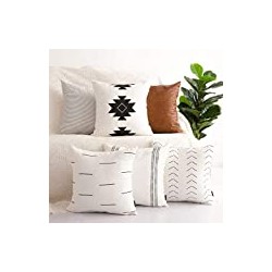 Pillow Covers for Couch, Set of 6