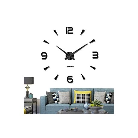 Large 3D Wall Clock DIY Wall Decoration Clock