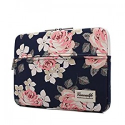 White Rose Laptop Sleeve 15 Inch
