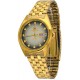 FAB00001P Men's 3 Star Standard Gold Tone Brown Dial Automatic Watch