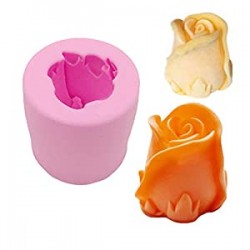 3D Rose Shaped Soap Silicone Mold