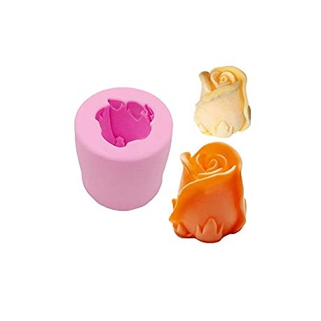 3D Rose Shaped Soap Silicone Mold