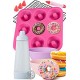 Nonstick Silicone Donut Pan - Deluxe Baking