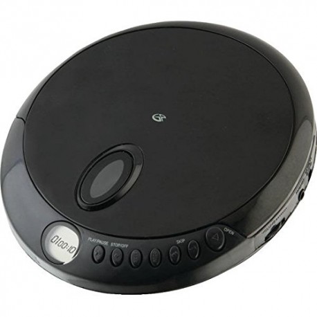 Portable CD Player with Stereo Earbuds and Anti-Skip