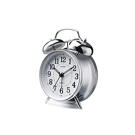 4 inches Twin Bell Loud Alarm Clock for Heavy Sleepers