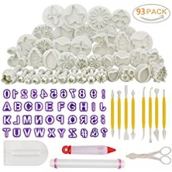 93pcs Cake Decorating Fondant Tool Set