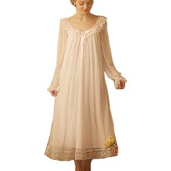 Long Sheer Vintage Nightdress