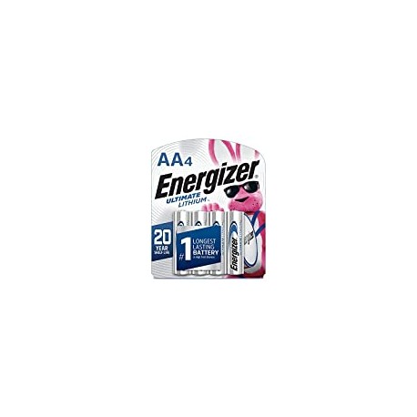 Energizer L91SBP-4 Ultimate LI AA-4 Battery, 4 Count, 4 Count