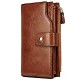 Oil Wax Leather Wallets for Women Large