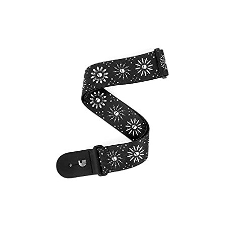 D'Addario Skull Burst Guitar Strap