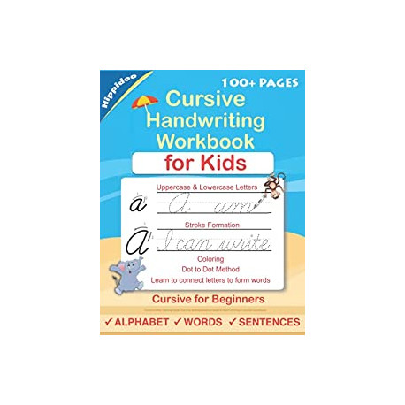 Cursive Handwriting Workbook For Kids