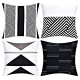 Throw Pillow Covers Modern Geometric Pillowcase Set of 4