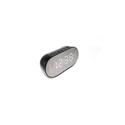 Dual Alarm Clock with Bluetooth Speaker, FM Radio
