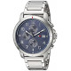 Men's Casual Sport Stainless Steel Quartz Watch with Stainless-Steel Strap, Tone, 0.8 (Model: 1791360)