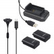 Xbox 360 Rechargeable Battery Packs, 2 x 2200mAh Replacement Batteries