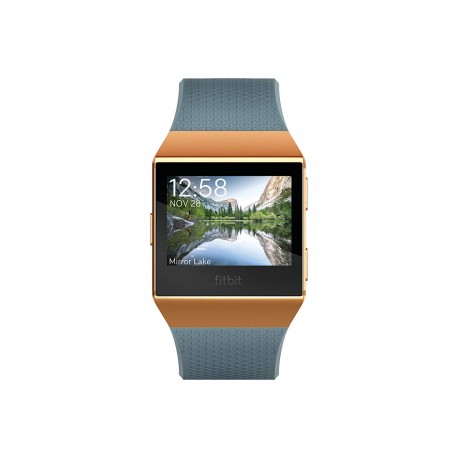 Watch, Slate Blue/Burnt Orange, One Size Fitbit