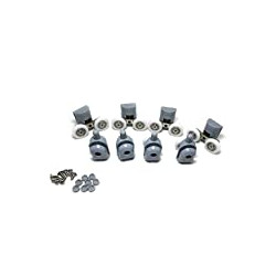 8PCS x Shower Door Rollers(4xTop + 4xBottom)