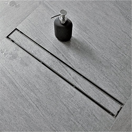 28-Inch Linear Shower Drain with Tile insert Grate