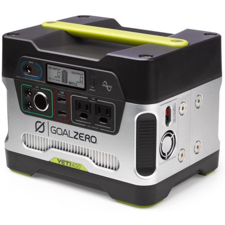 Portable Power Station, 400Wh Battery Powered Generator Alternative with 12V, AC and USB Outputs