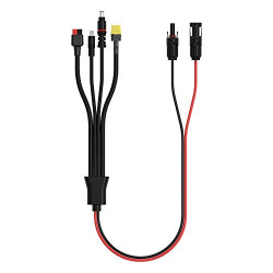 Solar Connector to 4X Connector Adapter DC8mm