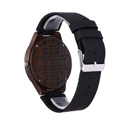 Reloj De Madera Con Grabado Personalizable Para Hombre Con C
