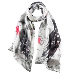 Women's Silk Scarf Fashion Sunscreen Shawls Wraps