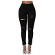Women's High Waisted Butt Lift Stretch Ripped Skinny Jeans