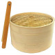 10" Bamboo Steamer Set