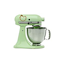 Cute Chicken Brown Vinyl Decals for Kitchen Mixers