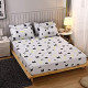 Cartoon Sheet Set - Bed Sheets - Extra Soft - Deep Pockets - 1 Fitted Sheet, 1 Flat, 1 Pillow Case - 3 Piece (Twin, Gray)