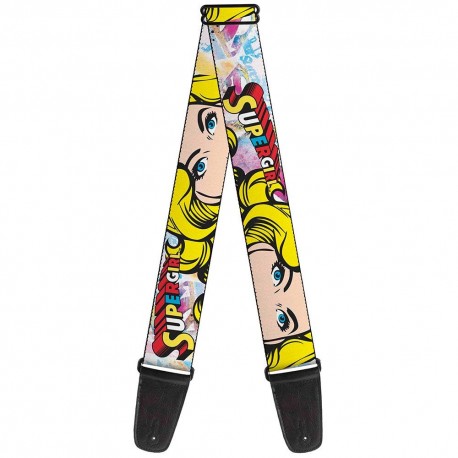 Buckle-Down Guitar Strap - SUPERGIRL