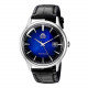 Japanese Automatic Stainless Steel and Leather Dress Watch