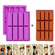 3 Pack Rectangle Granola Bar Silicone Mold