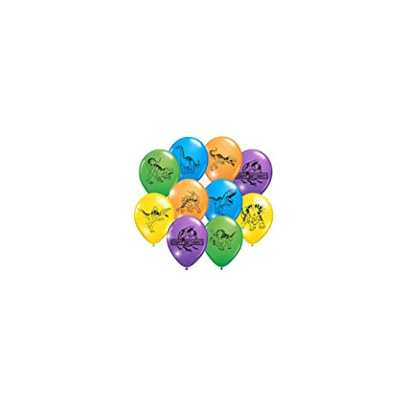 Dinosaur World Jurassic Style Birthday Balloons - Party Pack
