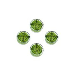 32mm Circular Bubble Spirit Level BY GFNT for Tripod, Phonograph, Turntable Etc (4-Pack Green)