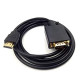 HDMI to VGA Adapter Cable, Haokiang 6ft/1.8m