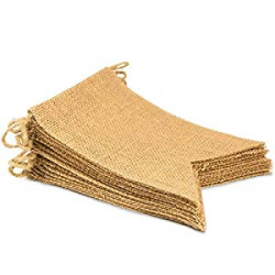[15 Pcs] Burlap Banner