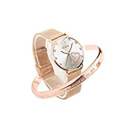 Ladies Watches Rose Gold Stainless Steel