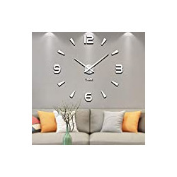 Large 3D Wall Clock DIY Wall Decoration Clock