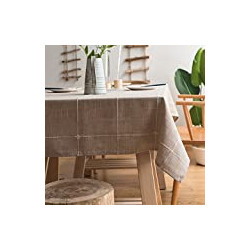 Kitchen Dinning Tabletop Decoration (Square, 52 x 52 Inch, Linen)