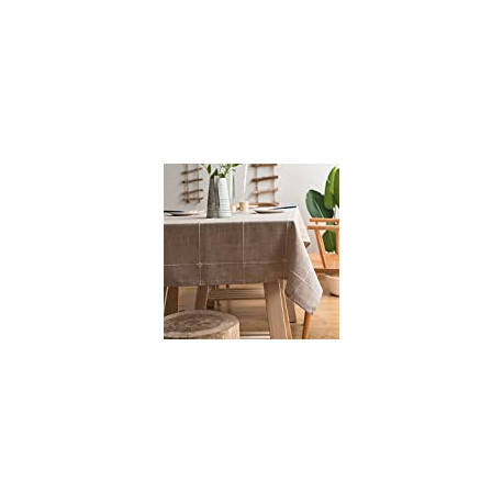 Kitchen Dinning Tabletop Decoration (Square, 52 x 52 Inch, Linen)