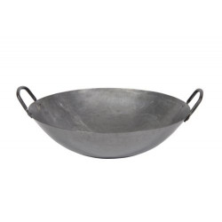 30" Steel Hand Hammered Cantonese Wok