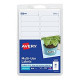 Self-Adhesive Removable Labels, 0.5 x 1.75 Inches, White, 840 per Pack
