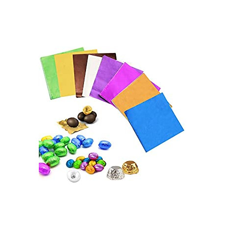 800 Pieces 8 Colors Chocolate Candy Wrappers Sweets