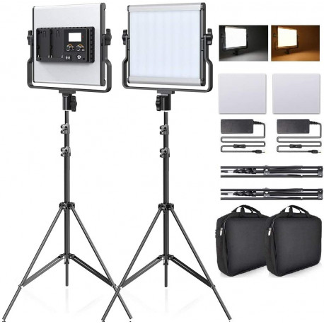 LED Video Light with 79 inches Stand LCD Display