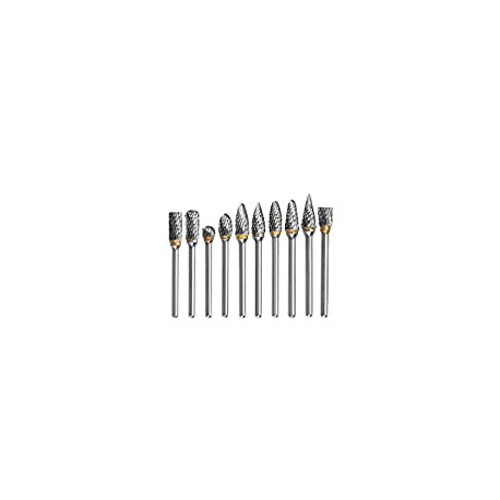 1/8 Solid Carbide Carving Burr Set Drill Grinding Engraving (20pcs)
