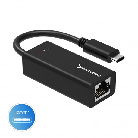 USB Type-C to Gigabit Ethernet Adapter 10/100/1000